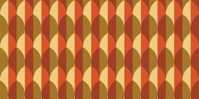 Autumn geometric pattern background vector