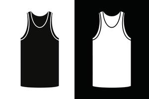 Men Tank Top Mock up vector