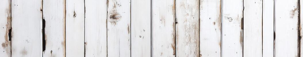 Weathered white wood planks with rustic texture and detailed grain photo
