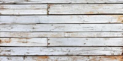 Rustic whitewashed wood planks with a weathered texture photo