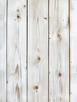 Natural wood planks texture with light grains and knots photo