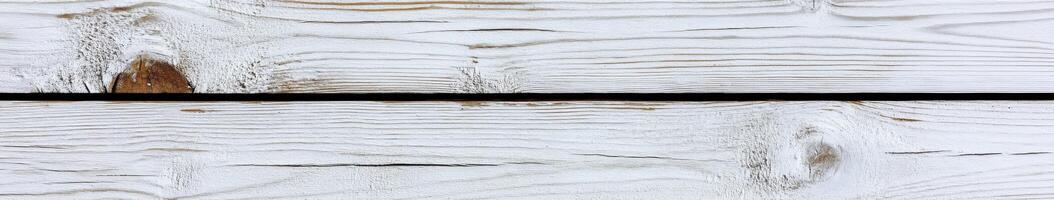 Weathered white wood planks with distinct grain patterns and textures photo