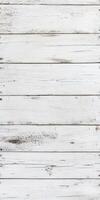 Weathered white wooden planks texture with rustic appearance photo