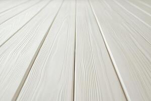 Light wood planks with a smooth texture laid out on the floor photo