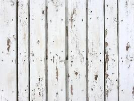 Textured white wood planks with weathered patterns and markings photo