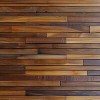 Wood decking with rich tones and textures for outdoor spaces photo