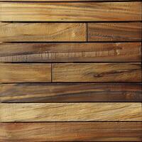 Wood decking pattern showcasing rich textures and warm tones photo