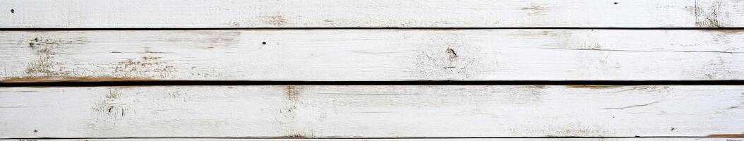 Rustic white wood planks with natural texture for home decor photo