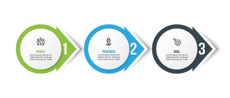 Timeline chart business infographic template. vector