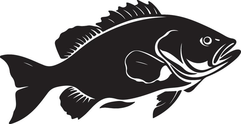 Fish Silhouette Vector Art, Icons, and Graphics for Free Download