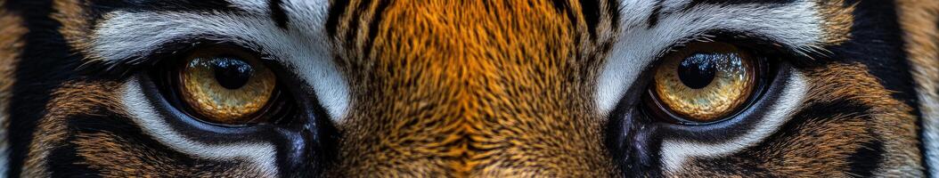 Close-up of a vivid tiger eye showcasing striking colors and patterns photo