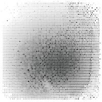 Abstract Black and White Dot Pattern Design vector