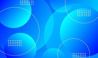 abstract blue gradient circles background vector