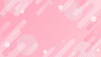 Abstract soft pink geometric background. Modern dynamic wallpapers vector