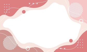 Abstract brown pastel background with geometric shapes, flat design vector