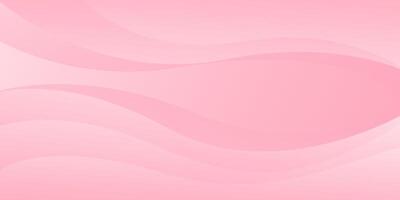 Abstract pink curve background, pink beauty dynamic wallpaper with wave shapes. Template banner background for beauty products, sales, ads, events, web, pages, and others vector