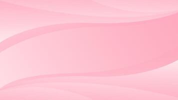 Abstract pink curve background, pink beauty dynamic wallpaper with wave shapes. Template banner background for beauty products, sales, ads, events, web, pages, and others vector