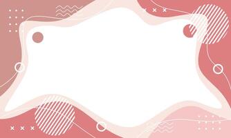 Abstract brown pastel background with geometric shapes, flat vector
