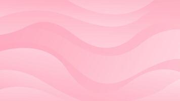 Abstract colorful pink curve background, pink beauty dynamic wallpaper with wave shapes vector