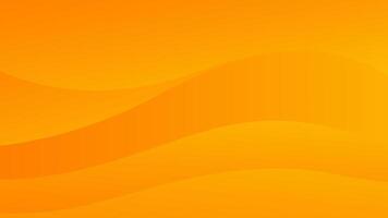 Orange gradient abstract curve wavy background. Modern dynamic wallpaper vector