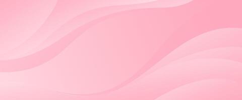 Abstract pink curve background, pink beauty dynamic wallpaper with wave shapes. Template banner background for beauty products, sales, ads, events, web, pages, and others vector