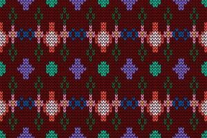 Knitting patterns for sweaters, socks, hats. vector