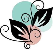 Butterfly outline with linear flat details collection vector