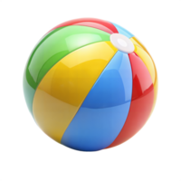 Beach ball isolated on transparent background png