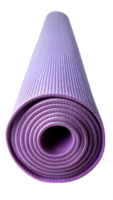 Yoga mat rolled up isolated on transparent background png