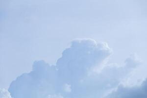 Blue sky background with tiny clouds, Nature cloud blue sky background, Blue Sky with Fluffy White Clouds on a Sunny Summer Day photo