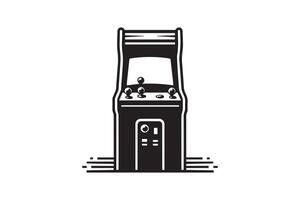 Arcade machine icon illustration vector
