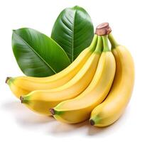 Golden Bananas, Fresh and Nutritious Fruit in High-Resolution Images photo
