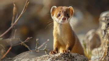 A small kitten looking at the camera with a curious expression. photo