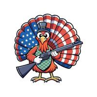 thanksgiving turkey cartoon vector