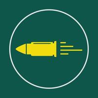 Bullet trendy icon neat abstract illustration colorful artwork beautiful design vector