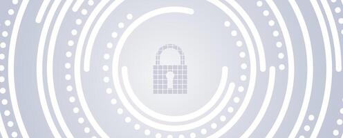 Cyber security. Internet technology concept. Privacy safety technology background. vector