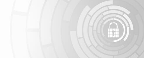 Cyber security and information or network protection. Future cyber technology web services for business and internet project. art. vector