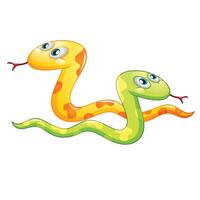 cute snake design vector