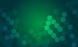 Abstract background with hexagons illustration. Futuristic technology style vector