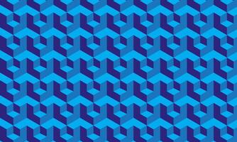 Seamless pattern of turquoise 3d maze background illustration vector
