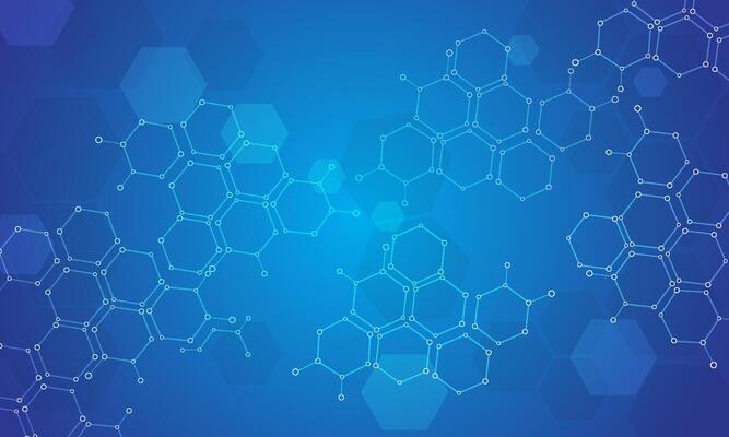 Realistic Abstracts Geometric Background with Hexagonal Shape