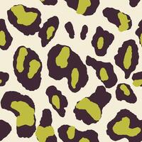 Abstract animal skinand fur print seamless pattern with nature hand drawn shapes, spots, dots and lines with textures. Vibrant jungle boho print. Modern exotic collage geometric illustration vector