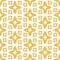 Arabic geometric mosaic printable seamless pattern with abstract Moroccan print in blue and orange colors. Ramadan Kareem Traditional Islamic art Illustration background vector