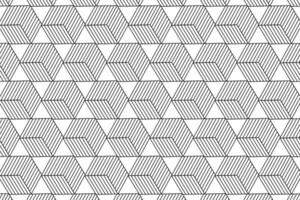 geometric lines cube pattern vector