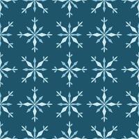 Abstract seamless pattern. Pattern with snowflakes. Winter background in flat style. Festive pattern for packaging, textiles, banner, cards and other. vector