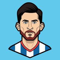 Messi Illustration Design vector