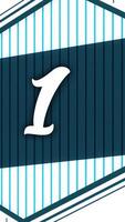 Motion graphics flat morphing animation for opening . Animation of number one video