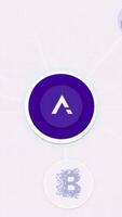 Animation depicting the interconnection of currencies. Stock. Blockchain currency and exchange value in screen stylized seamless footage. Global economy concept. video