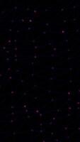 Plexus of abstract lines, triangles and dots. Loop animations. Abstract background of technology network. Animation of rotation and flying abstract lines and flicker color dots video