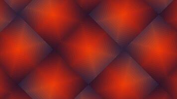 Bright red background. Motion.Large squares that hypnotize in animation. video